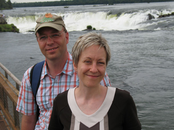 Uta und Steffen vor dem Teufelsschlund